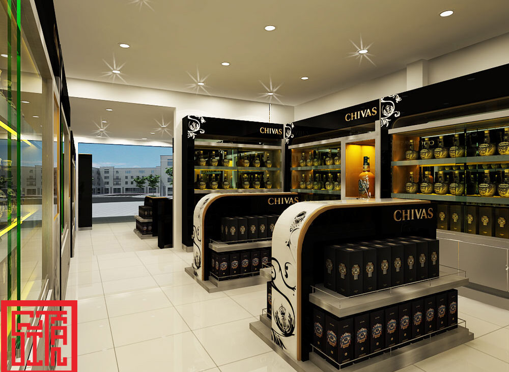 thiết kế thi công nội thất showroom rượu