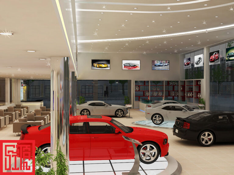 nội thất showroom Sĩ Tấn