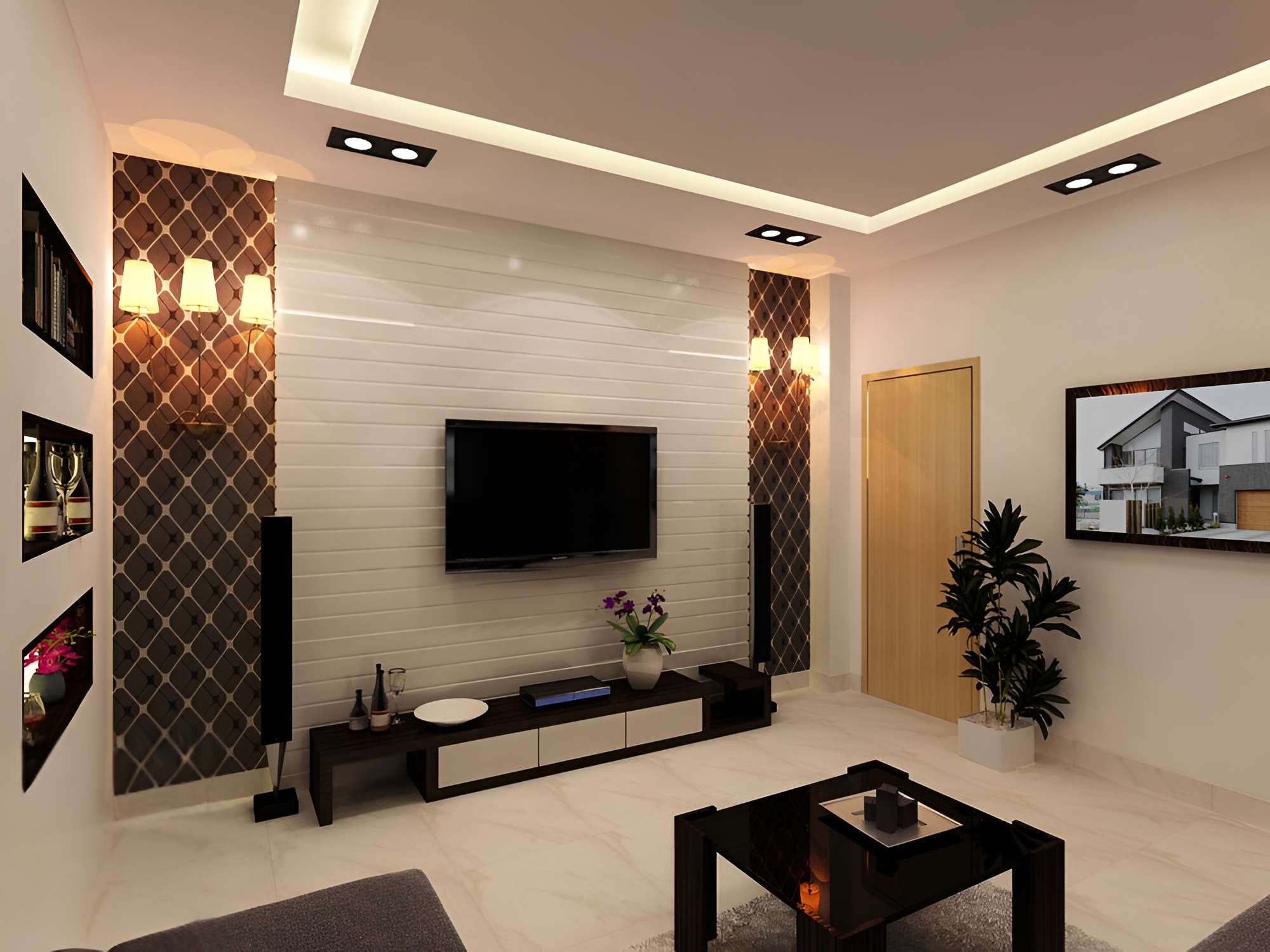 Thiết kế nội thất phòng khách Sĩ Tấn