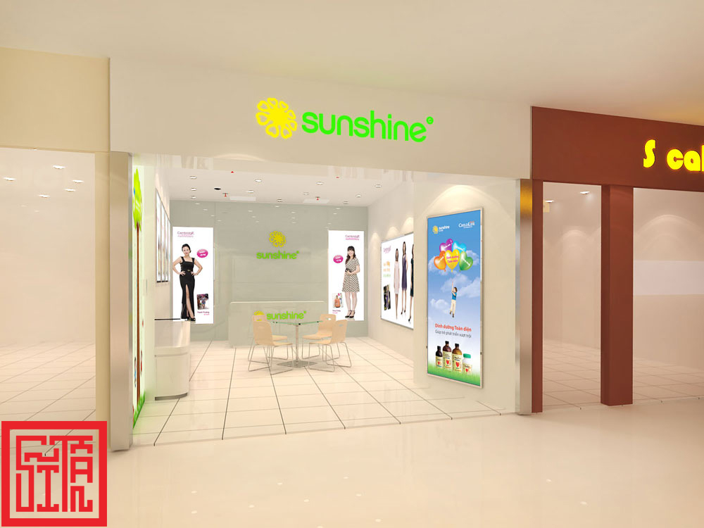  phối cảnh tổng thể thiết kế nội thất Sunshine Care tại Vincom B