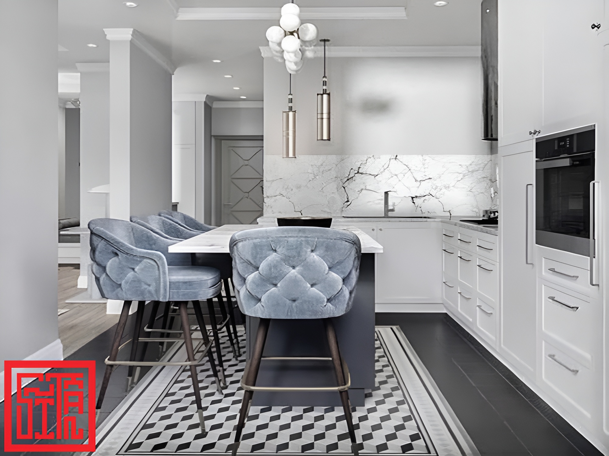 thi công nội thất phòng ăn nhỏ gọn cho chung cư mini 