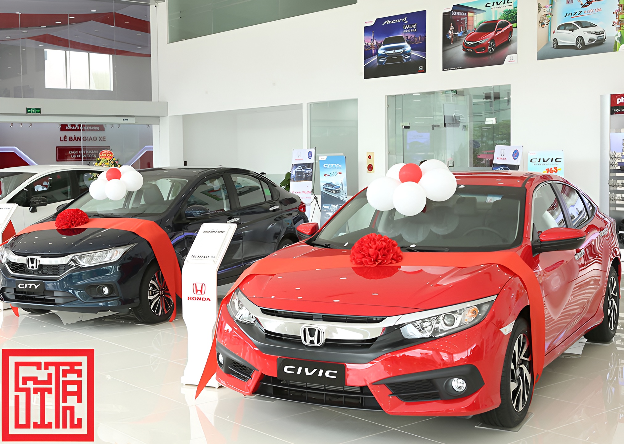 thiết kế showroom Honda – khu trưng bày ô tô chuẩn thương hiệu