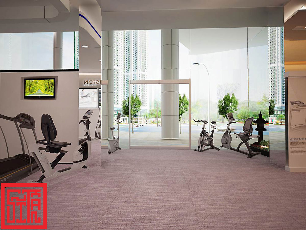 Johnson Health Tech với thiết kế mở, hiện đại và tiện nghi.
