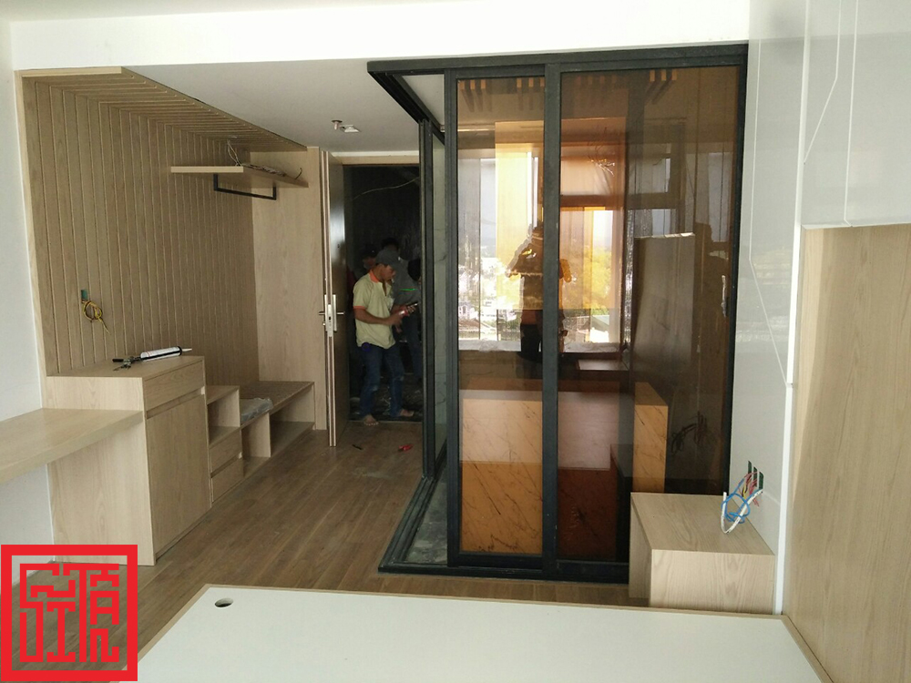 Thi công nội thất phòng khách sạn tại Đà Lạt Center với thiết kế tinh giản, hiện đại