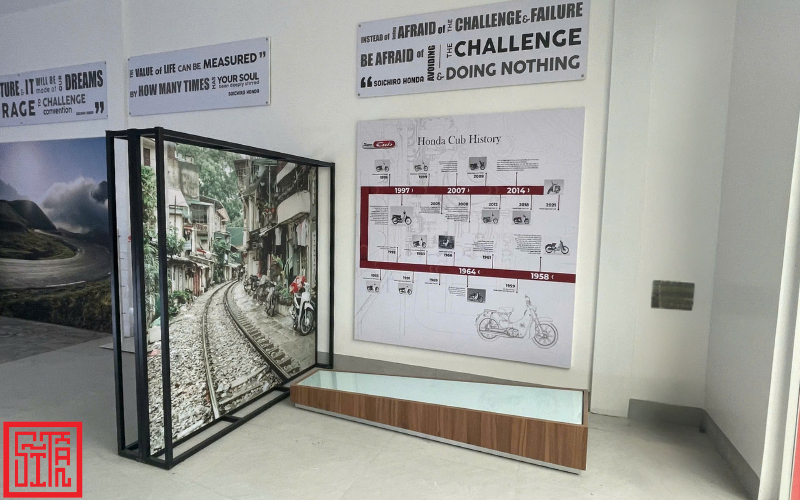 Thi công nội thất Showroom Honda Hòa An 3 – Lai Châu do Sĩ Tấn thực hiện.