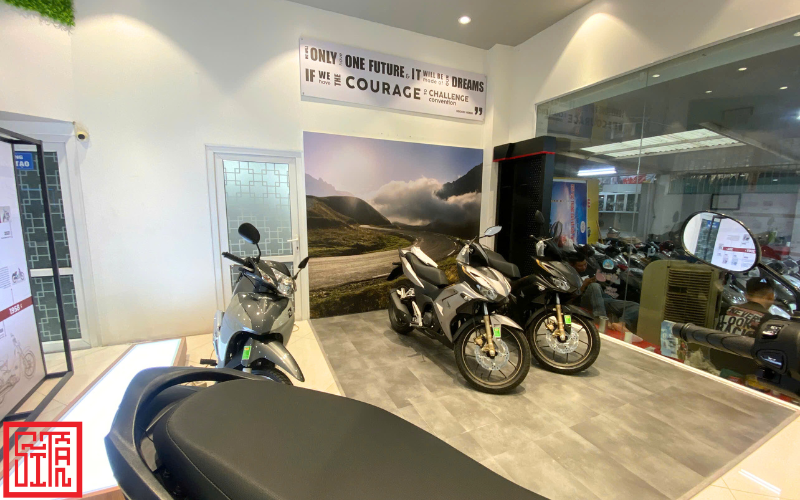 Khu Lifestyle showroom Honda KWAITEXCO – Nội thất Sĩ Tấn thi công.