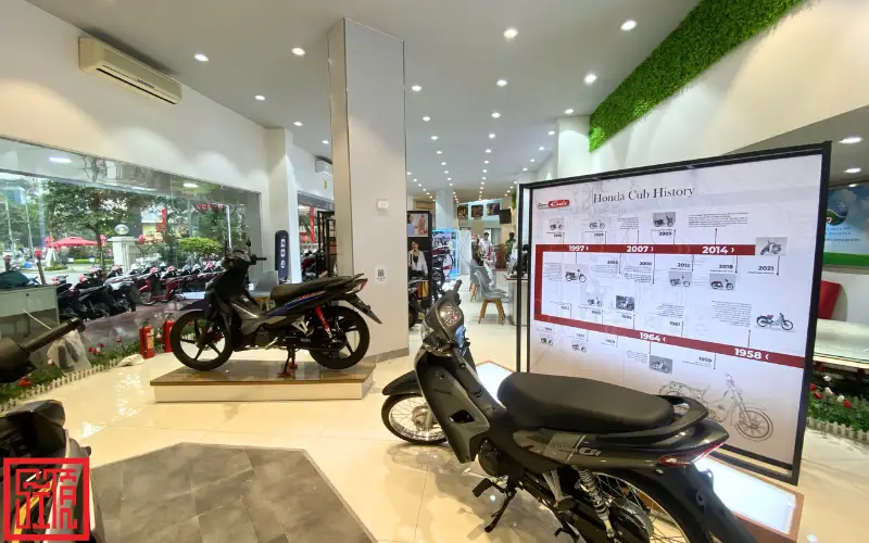 Không gian hoàn thiện HEAD Nam Anh KWAITEXCO – Sĩ Tấn thi công.