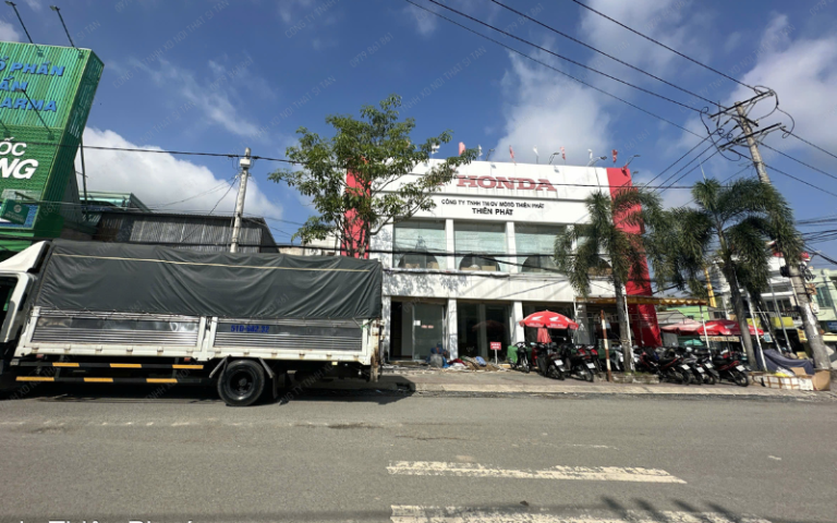 mặt tiền showroom Honda Thiên Phát Trà Vinh sau cải tạo