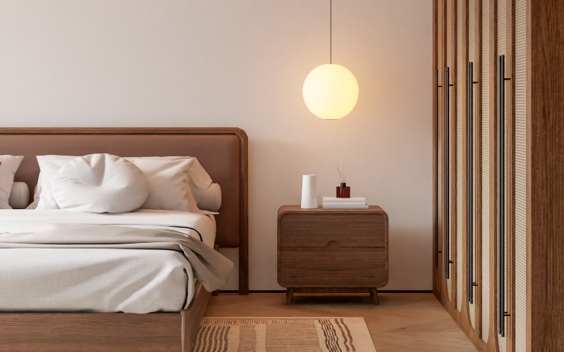 Đèn đầu giường cho phòng ngủ nhỏ